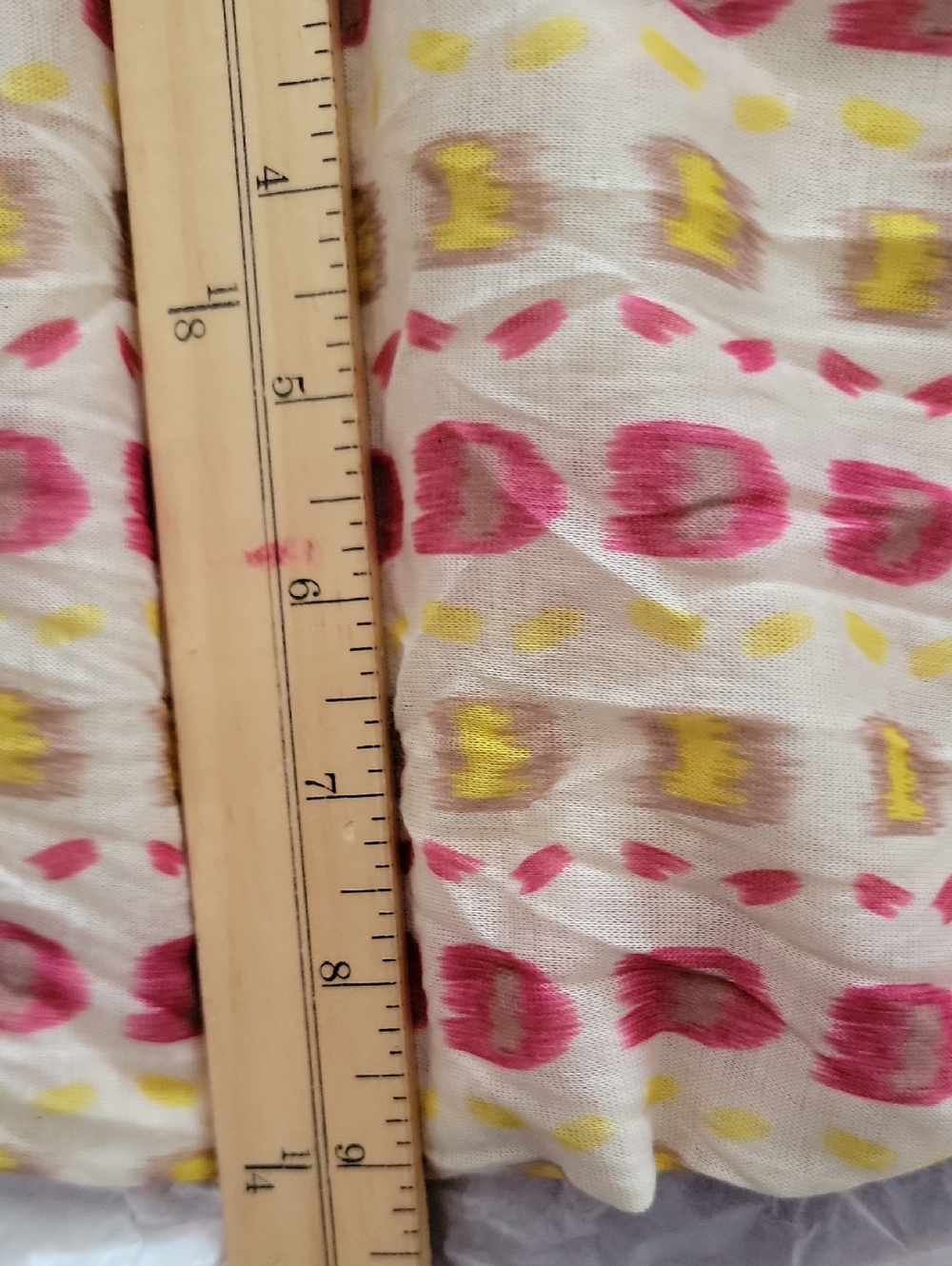 Nwt Do Everything in Love Infinity Scarf Ikat Print Lightweight Anthropologie - Picture 3 of 5